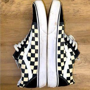 Vans old school checkered